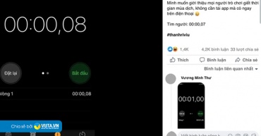 Hot trend “ai tắt đồng hồ bấm giờ nhanh nhất”