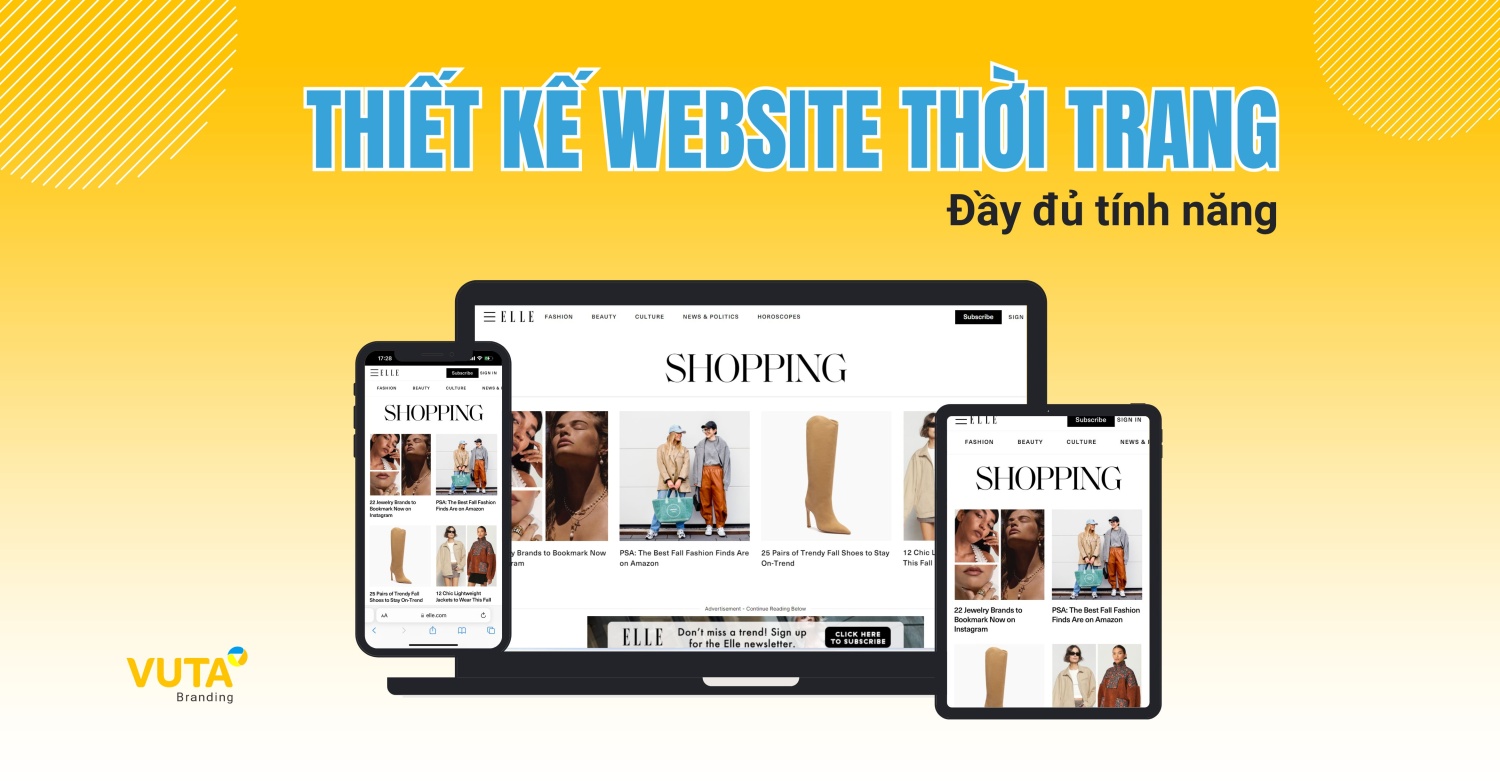 Thiết Kế Web Bán Hàng Thời Trang Hot Nhất 2023