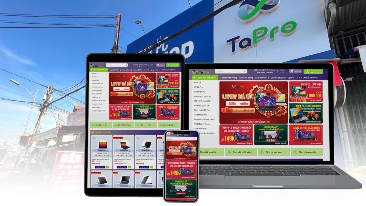 Mẫu Website Bán Thiết bị công nghệ | Mẫu Web Thiết bị công nghệ