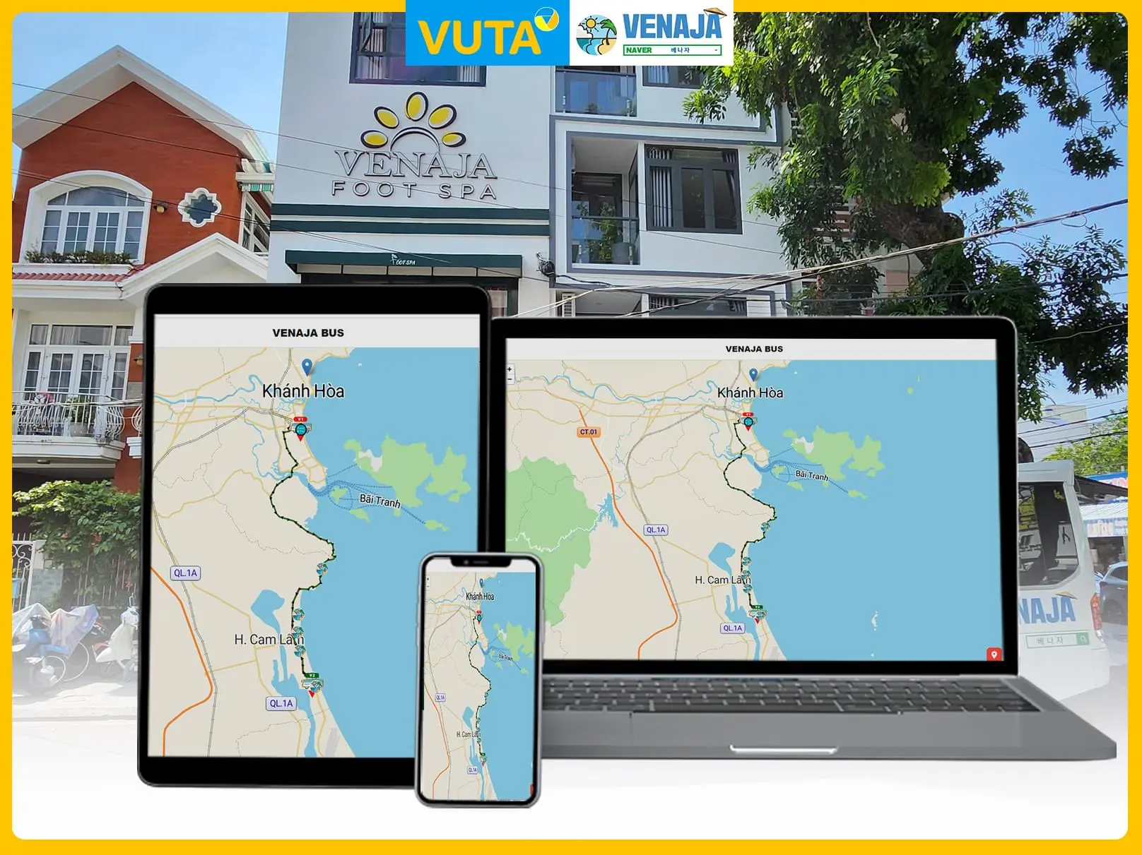 Dự án Web App Theo dõi lộ trình xe bus VENAJA BUS