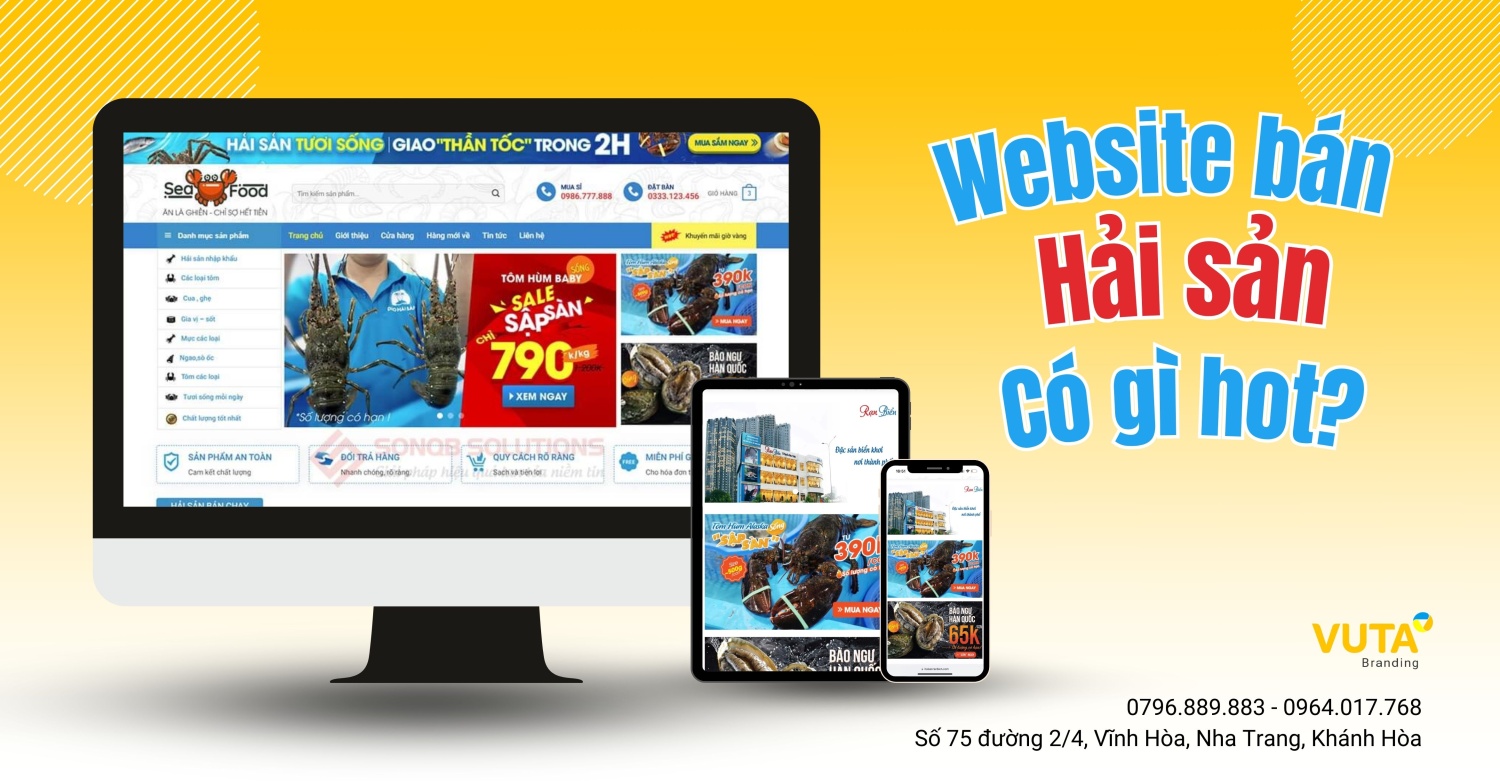 website ban hang hai san