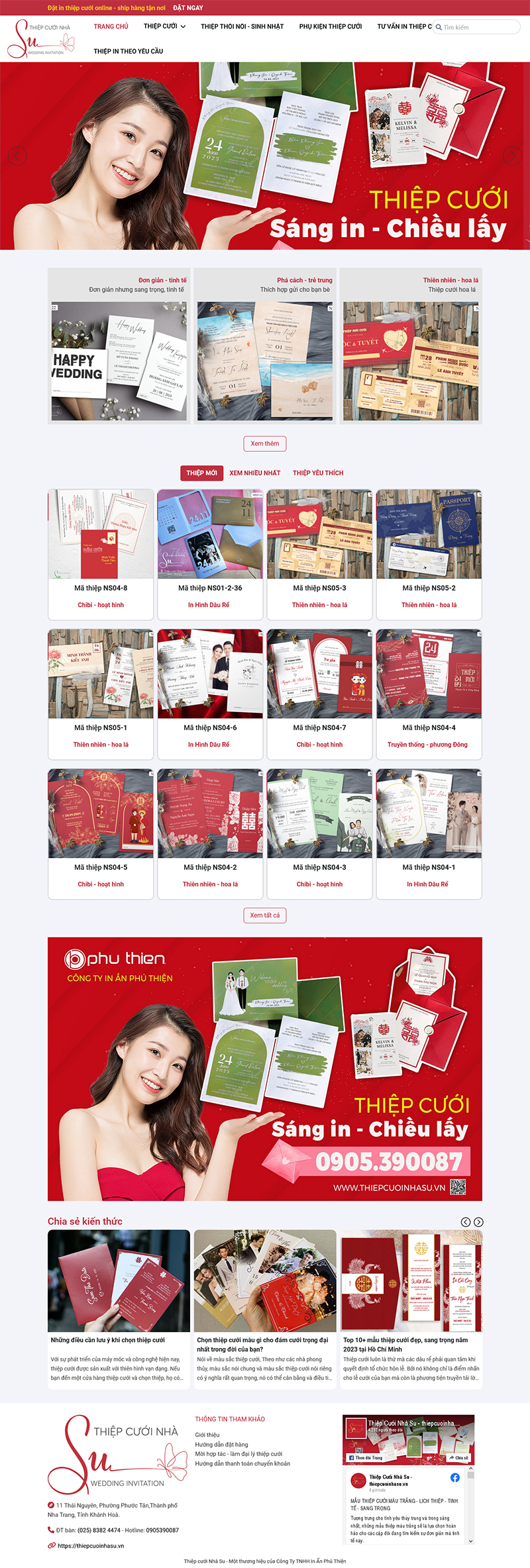Dự án Website Vua Thiệp Cưới